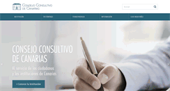 Desktop Screenshot of consultivodecanarias.org