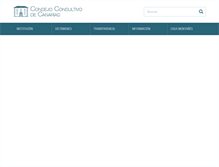 Tablet Screenshot of consultivodecanarias.org